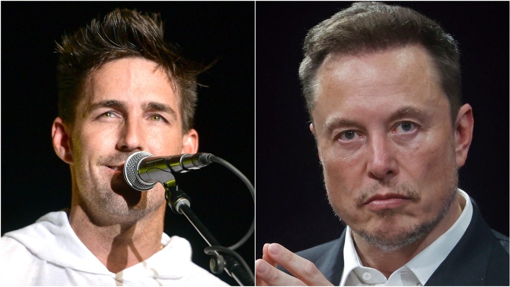 Country star Jake Owen says he was cussed out by a stranger for driving a Cybertruck. Watch a video of his comments. (Photo by Chesnot/Getty Images and Photo by Matt Winkelmeyer/Getty Images for ACM)