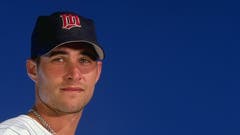 Dan Serafini with the Minnesota Twins