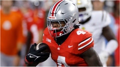 Ohio State star Jeremiah Smith revealed he's up to 225 pounds going into his sophomore year. What did he originally weigh? (Photo by Joe Robbins/Icon Sportswire via Getty Images)