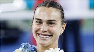 Belarusian tennis player Aryna Sabalenka is going viral after dropping new bikini photos on Instagram. Check out the photos. (Photo by Wang He/Getty Images)