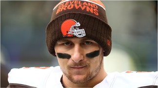 Johnny Manziel says he hated living in Cleveland after being drafted by the Browns. Watch a video of his comments on Logan Paul's "IMPAULSIVE" podcast. (Photo by Rob Leiter via Getty Images)