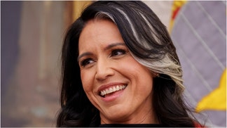 Tulsi Gabbard is going viral after putting her shooting skills on display. (Photo by Andrew Harnik/Getty Images)