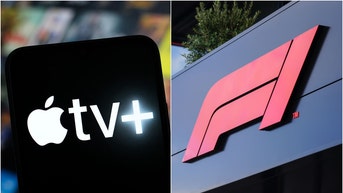 Apple TV+ and Formula 1 logos