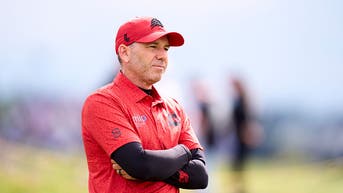 Sergio Garcia at The Open at Royal Portrush