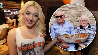 Hooters waitress and two old guys