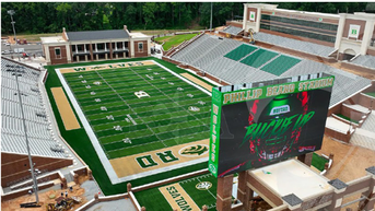 Buford high school in Georgia is now the home to one of the nicest stadiums in the sport. Via: Buford High School