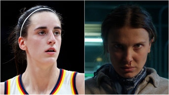 The Indiana Fever announced that the team will bring back its "Stranger Things" uniforms ahead of the Netflix series returning. Where can you buy them? What games will the team wear them? (Credit: Netflix and Photo by Danielle Parhizkaran/The Boston Globe via Getty Images)