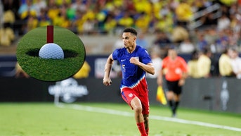 Antonee Robinson of the USMNT made a hole in one.