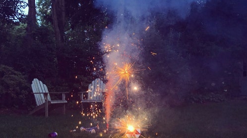 adult movie accidentally shown on movie projector during fourth of july