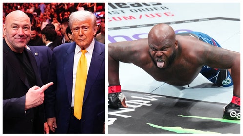 DERRICK LEWIS PRESIDENT TRUMP DANA WHITE