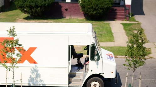 fedex driver admits he crashed truck while watching porn