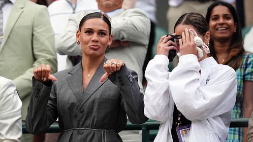 Trinity Rodman at Wimbledon