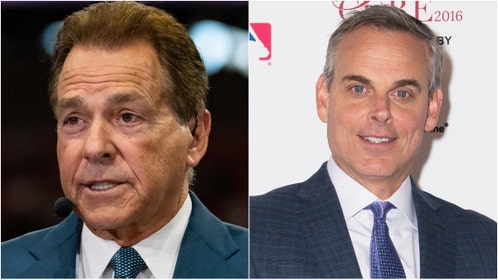 Colin Cowherd seems to think it's possible Nick Saban would return to the NFL with Arch Manning. Watch a video of his comments. (Photo by Steve Limentani/ISI Photos/Getty Images and Photo by Tara Ziemba/Getty Images)