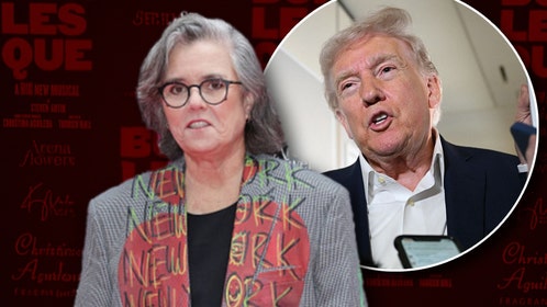 Rosie O'Donnell and President Donald Trump