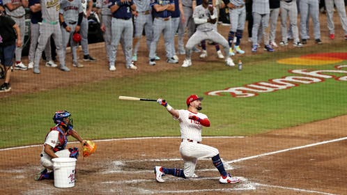 Kyle Schwarber at the MLB All Star Game
