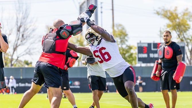 San Francisco 49ers DE Tarron Jackson Collapses At Practice | OutKick