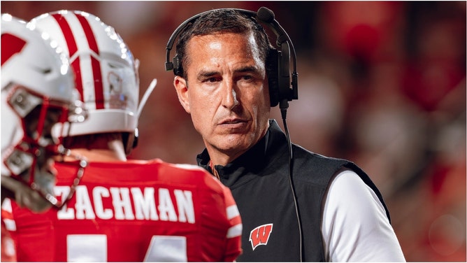 Wisconsin football coach Luke Fickell admitted the team hasn't lived up to an acceptable standard under his watch. Watch a video of his comments at Big Ten Media Days. (Photo by Ross Harried/NurPhoto via Getty Images)