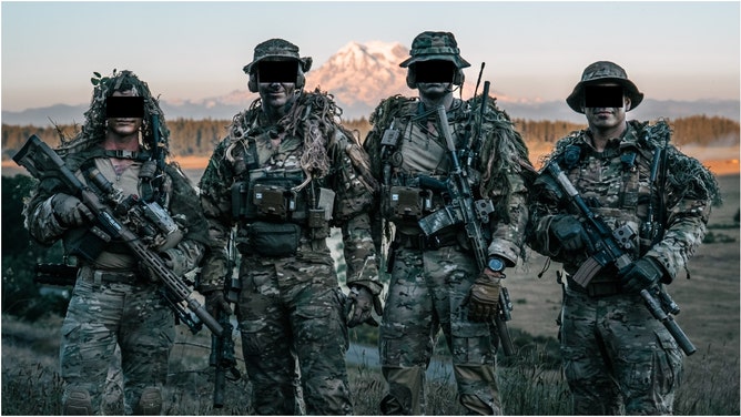 The Army released an awesome photo of members of the 75th Rangers decked out in camo carrying weapons. Check out the photo. (Credit: U.S. Army photo by Spc. Luke Sullivan/Public Domain/https://www.dvidshub.net/image/9145387/2nd-ranger-battalion-platoon-live-fire-training)