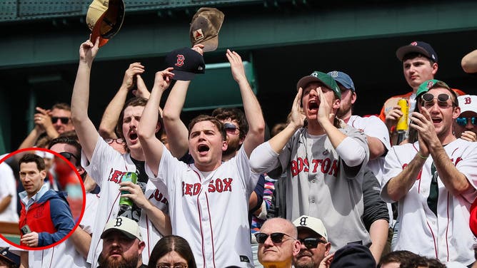Red Sox fans and GM Craig Breslow.