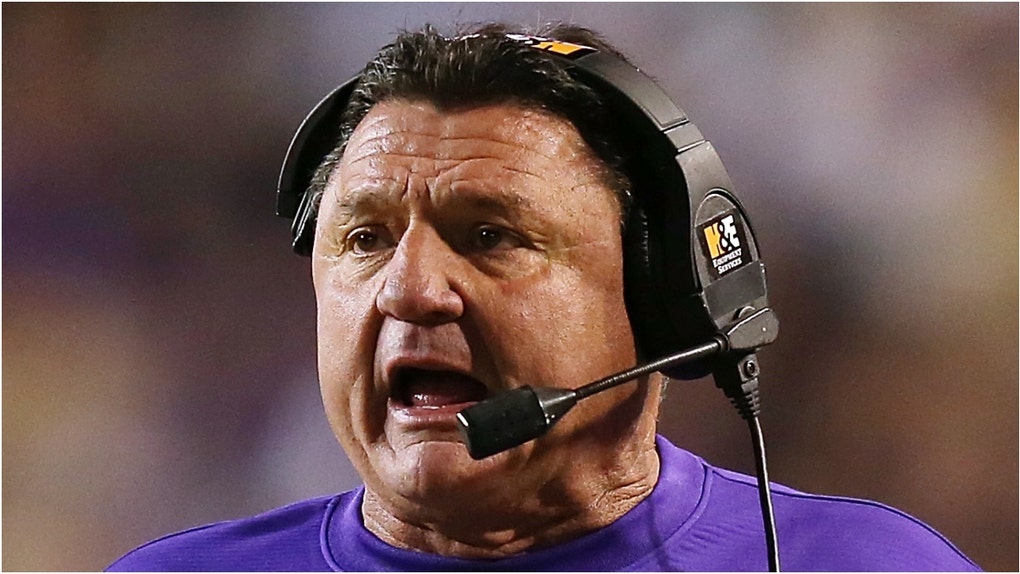 Former LSU coach Ed Orgeron reveals he used to drink up to 15 energy drinks a day while coaching. How much did he drink? What is the caffeine content? (Photo by Jonathan Bachman/Getty Images)