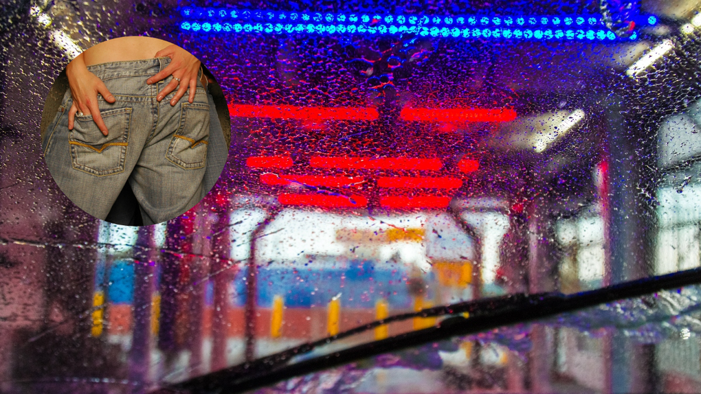 florida couple sex at gas station car wash