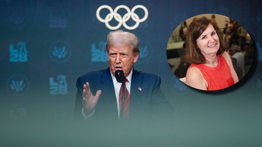 Donald Trump and Nancy Armour of USA Today.