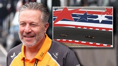 Zak Brown and McLarens at COTA