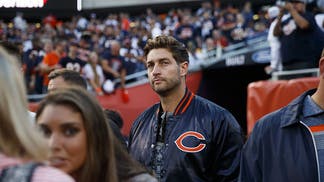 Jay Cutler at a Chicago Bears game