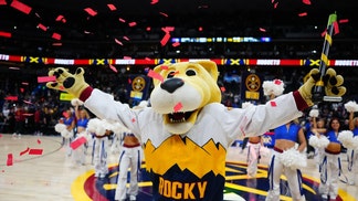 Denver Nuggets mascot Rocky.