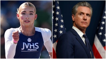 AB Hernandez and Gavin Newsom