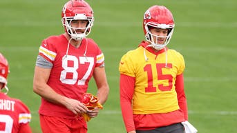 Patrick Mahomes and Travis Kelce