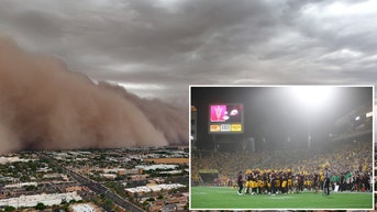 Arizona State Football Stadium overtaken by haboob