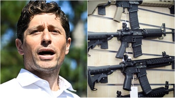 Minneapolis mayor Jacob Frey embarrassed himself with a shockingly dumb comment about guns. What did he say? Watch a video of his comments. (Photo by Stephen Maturen/Getty Images and Getty Images Creatives)