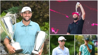 Scottie Scheffler, Jon Rahm, Ben Griffin, and Joaquin Niemann