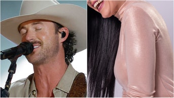 A fan threw a spandex bodysuit at Riley Green during a show in Idaho. Watch a video of the moment it happened. (Photo by Jason Kempin/Getty Images and Getty Images Creatives)