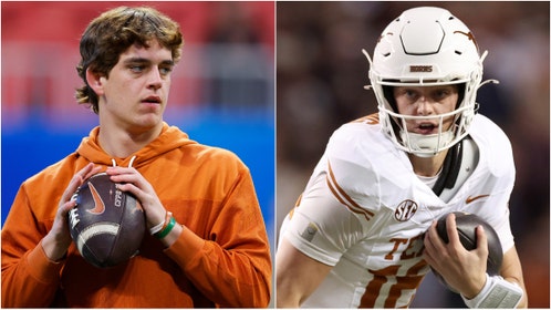 Archie Manning says Arch will likely remain in school at Texas after this upcoming season. When will Arch enter the NFL Draft? (Photo by Todd Kirkland/Getty Images and Photo by Tim Warner/Getty Images)