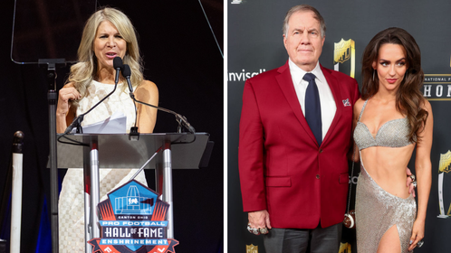 Browns Reporter Mary Kay Cabot Roasts Bill Belichick & Jordon Hudson In Hall Of Fame Speech