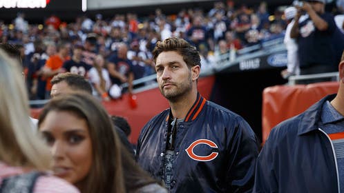 Jay Cutler at a Chicago Bears game