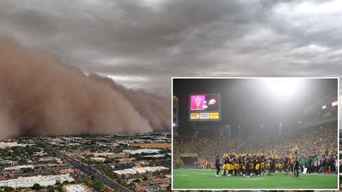 Arizona State Football Stadium overtaken by haboob