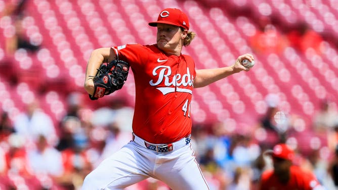 Cincinnati Reds All-Star Andrew Abbott tossed seven scoreless innings against the Milwaukee Brewers on Sunday.