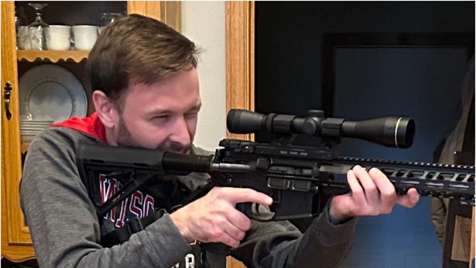 Getting ready to dust my trigger finger off from a doorway into the violent wild. (Credit: David Hookstead)