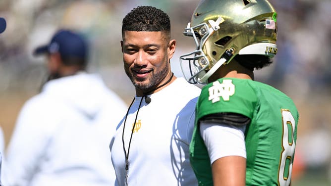 Marcus Freeman's Fighting Irish are the only team outside the Big Ten and SEC inside FEI's preseason rankings.