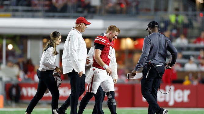 Wisconsin QB Gets Monster Health Update After Scary Moment, Fans Will Still Be Nervous