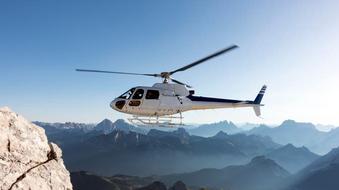 A helicopter crash in France is going viral. (Credit: Getty Images Creatives)