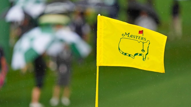 Masters flag at Augusta National