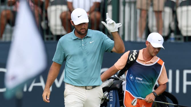 Scottie Scheffler erased a four-shot deficit to win the BMW Championship, outlasting Robert MacIntyre and heading to the Tour Championship as FedEx Cup favorite.