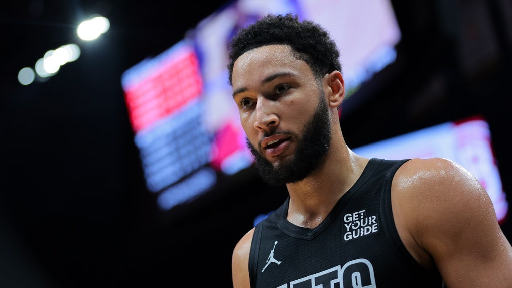 Ben Simmons on the court