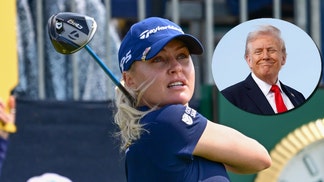 Charley Hull and Donald Trump