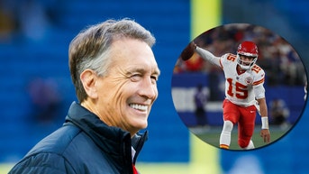 Chris Collinsworth and Patrick Mahomes