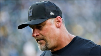 Dan Campbell is getting dragged online after the Green Bay Packers roll the Lions to open the season. Check out the reactions. (Photo by John Fisher/Getty Images)